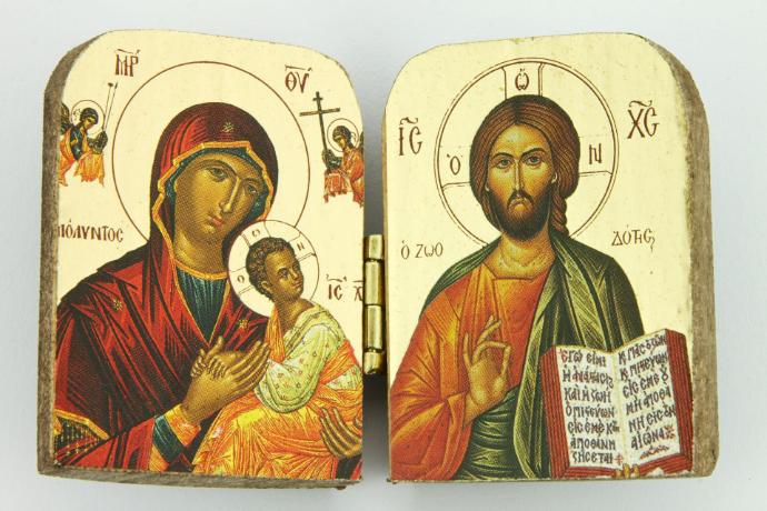 Dyptique dore (45x80mm)