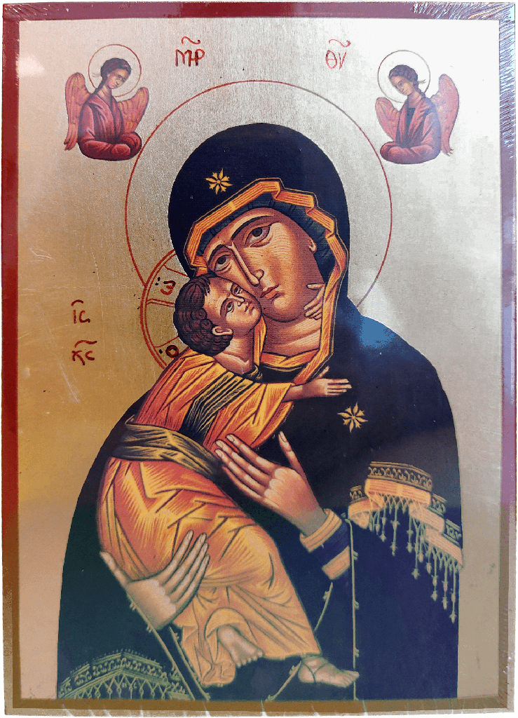 B1       PLAIN LITHOGRAPHY ICON (10x14,5) - 005 VM Vladimir