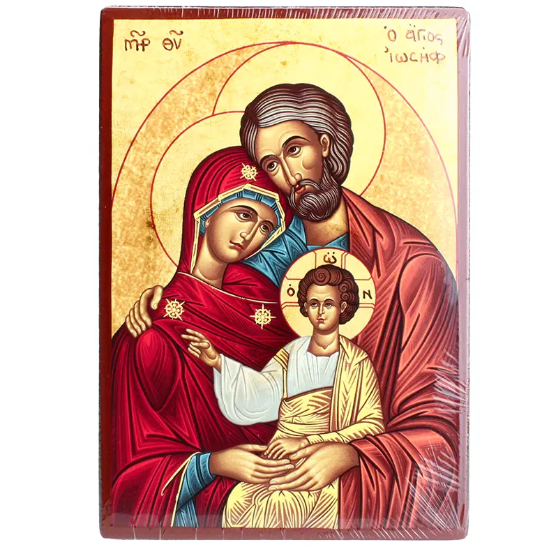 Icône lithographie/platte - Ste Famille (135x190mm)