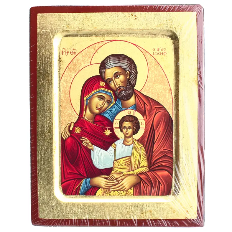 Icône sériegraphie/bord - Ste Famille (130x170mm)