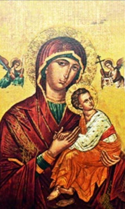 Ikoon geplakt - A.D.Bijstand (105x145mm)