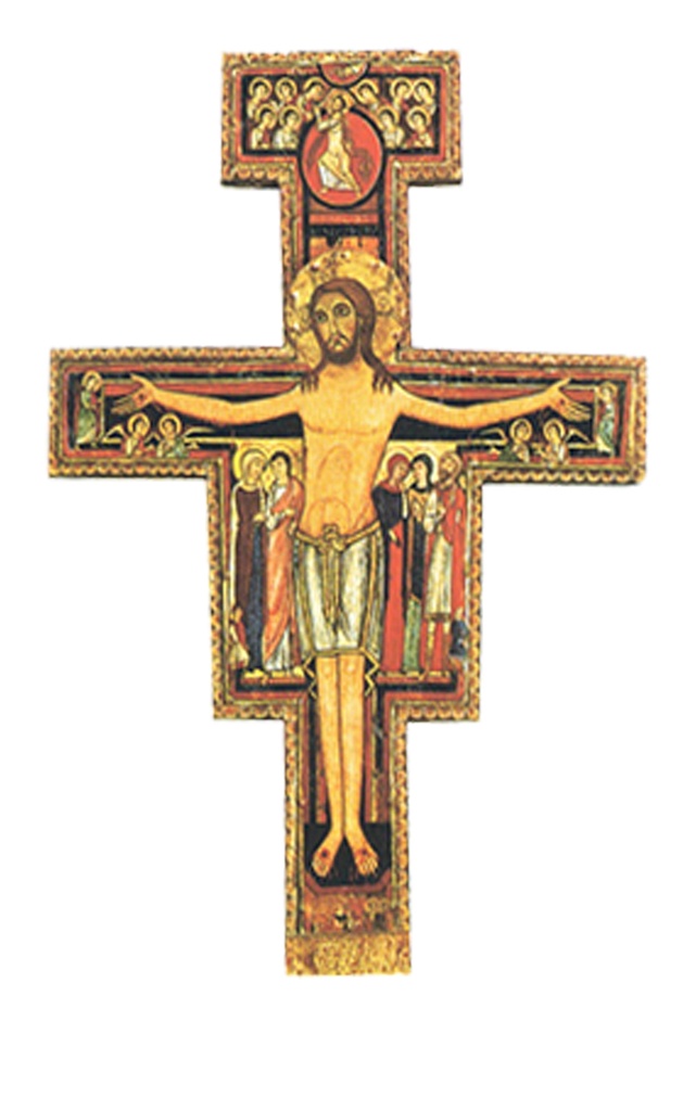 Image 7x12cm - Croix St Damien