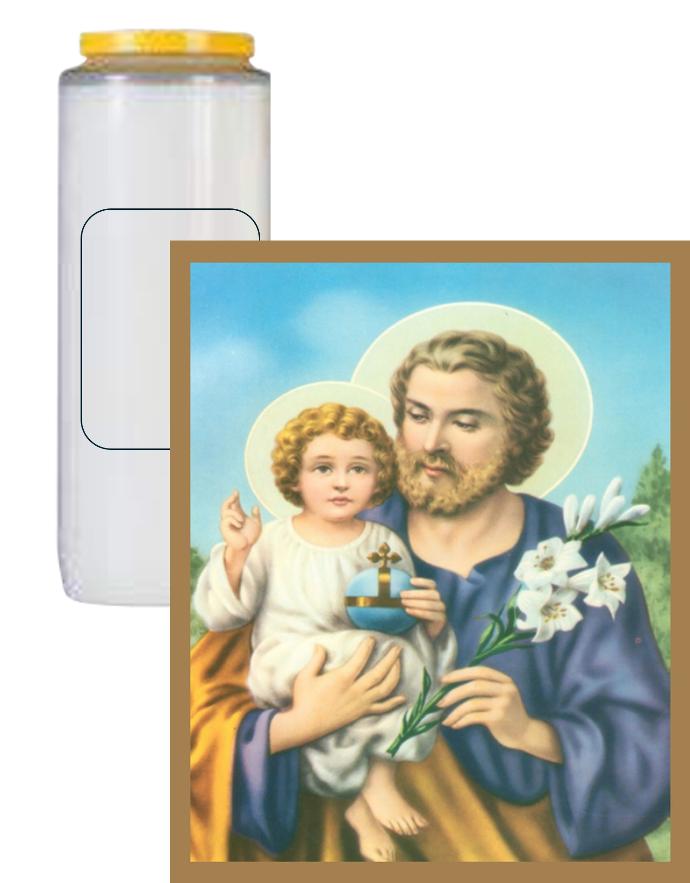 Bougie neuvaine St Joseph