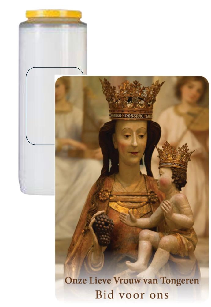 Bougie neuvaine N.D. de Tongres