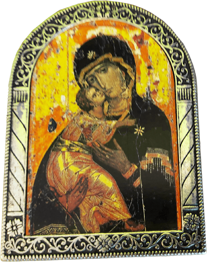 Kader OLV van Vladimir - metaal (90x65mm)