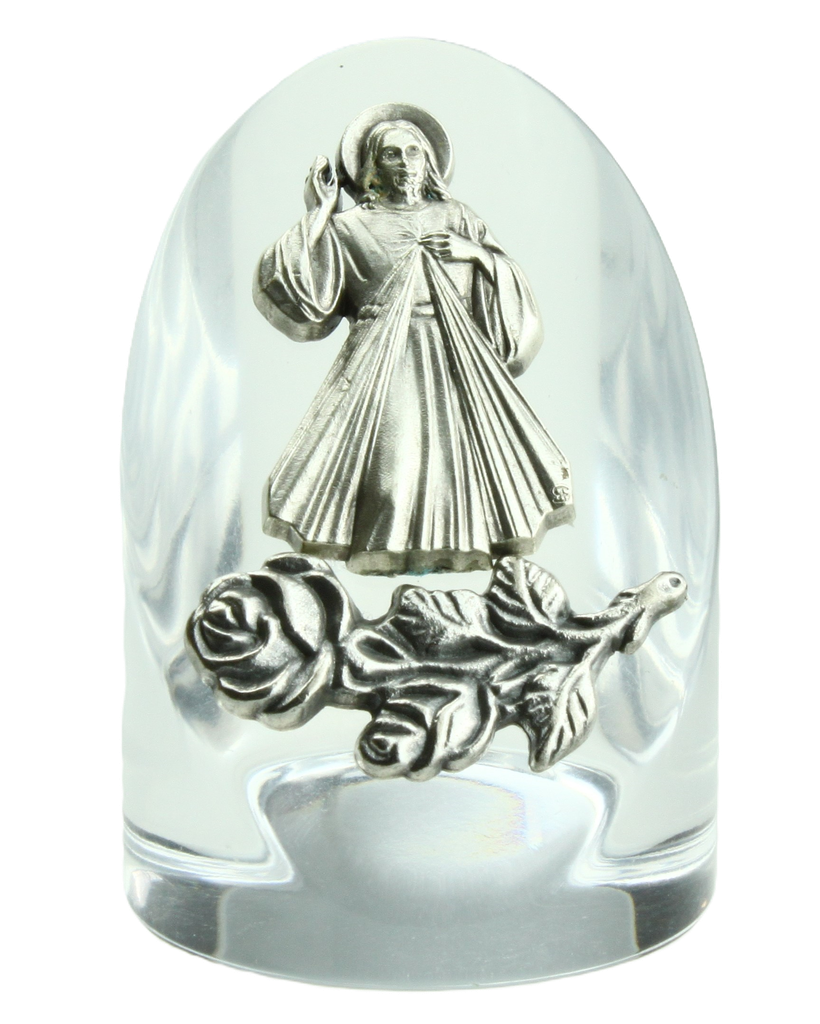 Cadre Christ Miséricordieux - plexi (40x30mm)