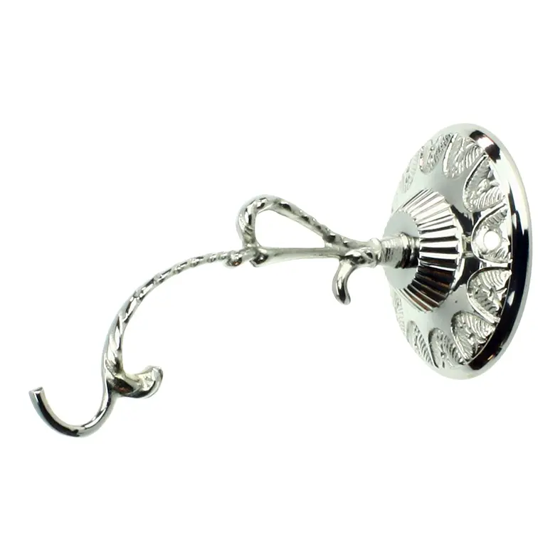 Haak voor Godslamp 330 nikkel - L 14cm