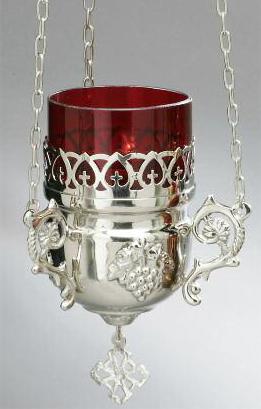 Hake fr Ewiglicht-Ampeln vergoldet - L=14cm