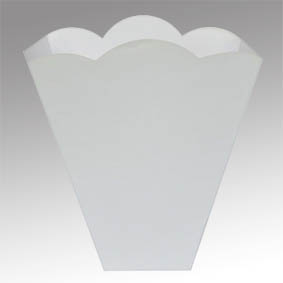 Vlambeschermer - papier/blanco