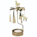 Rot. candlehold Crib gold -16cm