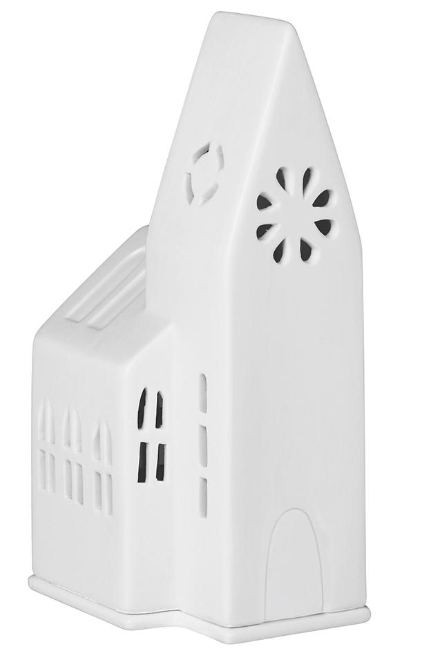 Light house small church 9x9x18cm