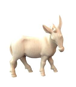 Ane debout/Groupe Sonia - H 9cm - bois sculpté/naturel