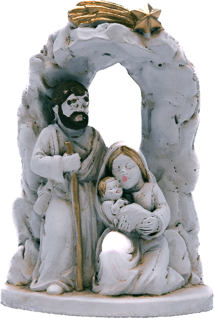 Blokgroep kunsthars/gebroken wit H 5,5x8cm