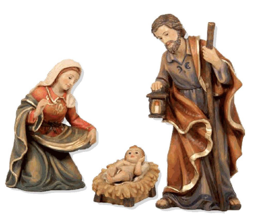 Ste Famille (4pièces) en résine - H 20cm