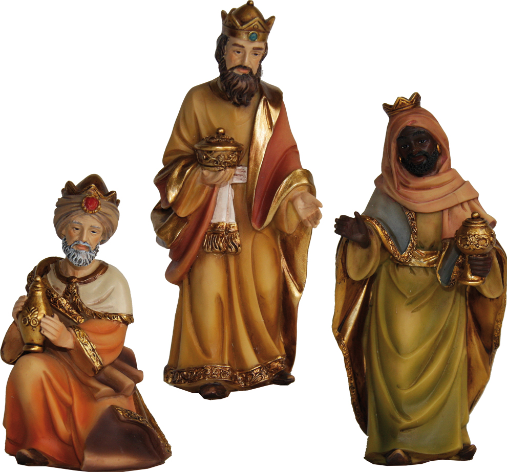 Les Rois mages - Groupe 9cm 