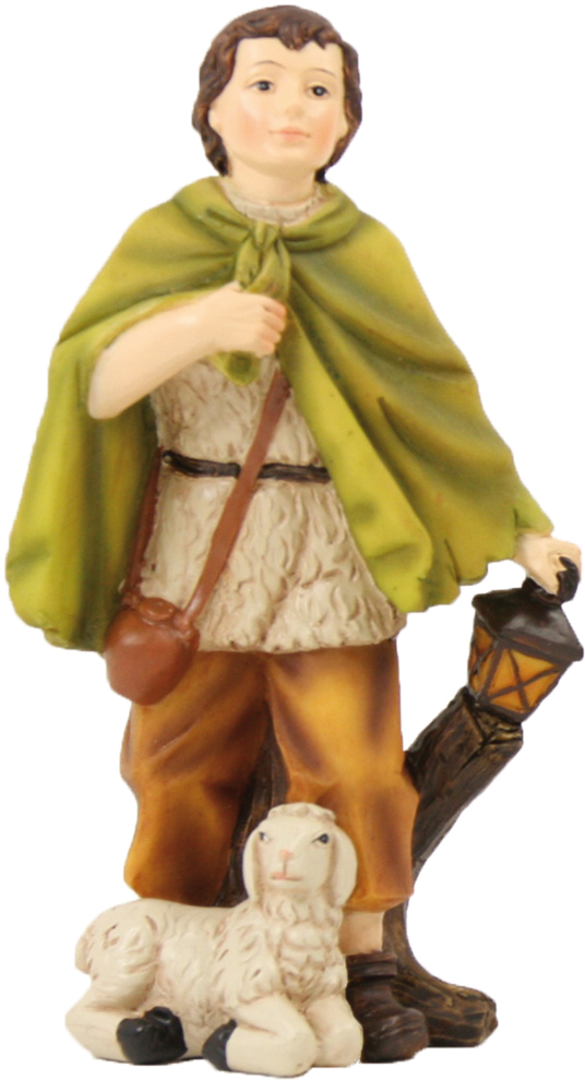 Schäfer mit Laterne - Gruppe 9cm 