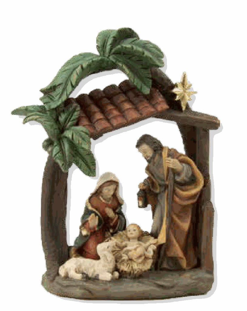 Holy Family, Nativity Block - H 15,4 cm