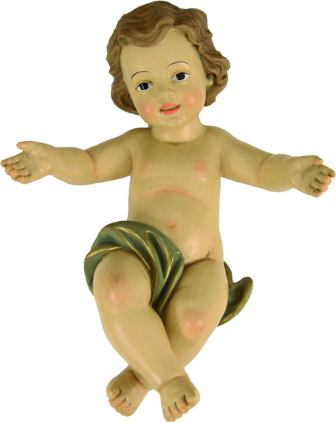 Jezuskindje los - polystone - H 8cm