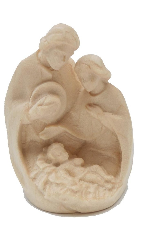 Nativité - bois sculpt/natur - H 5cm