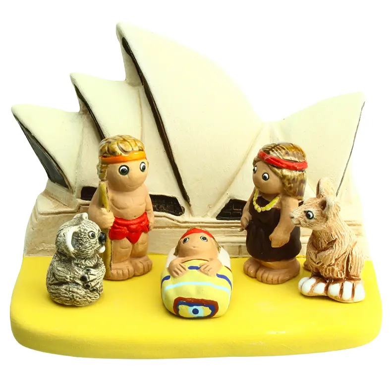 Crèche du monde 'Australie' - 7x9cm