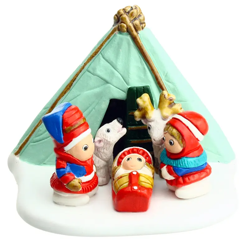 Kerstgroep "Finland" - 7x9cm