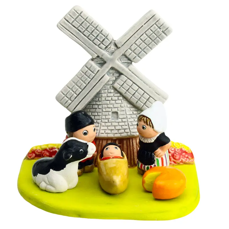 Kerstgroep "Holland" - 7x9cm