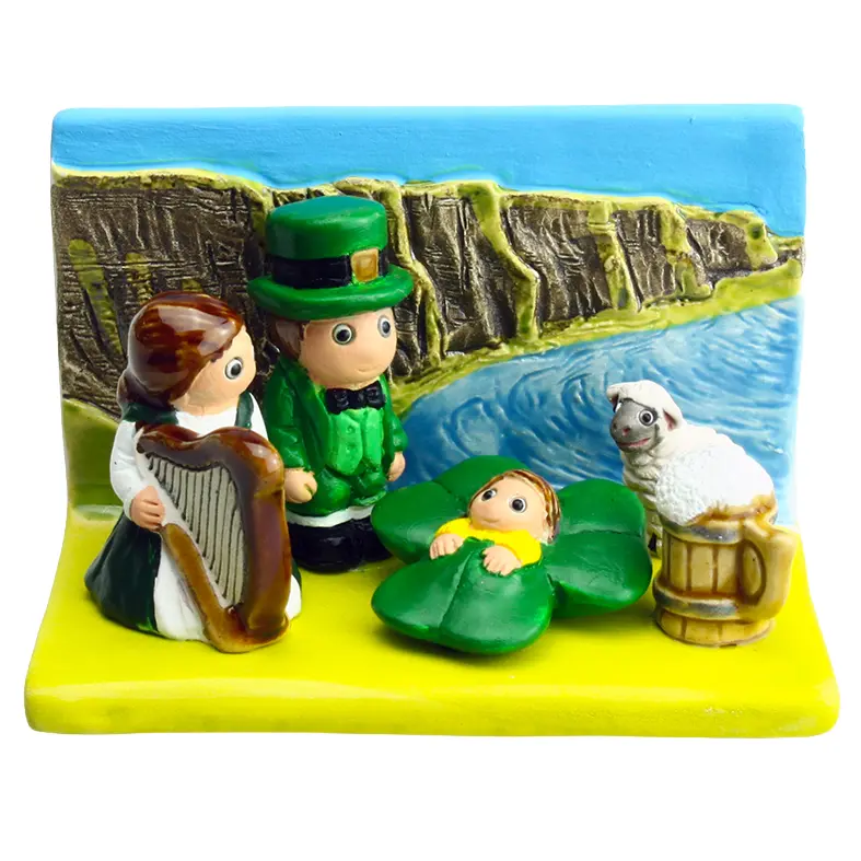 Crèche du monde ' Ireland' - 7x9cm