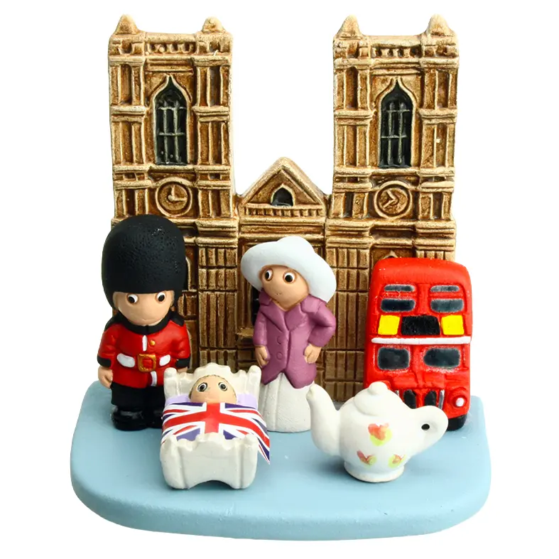 Kerstgroep "Londen" - 7x9cm