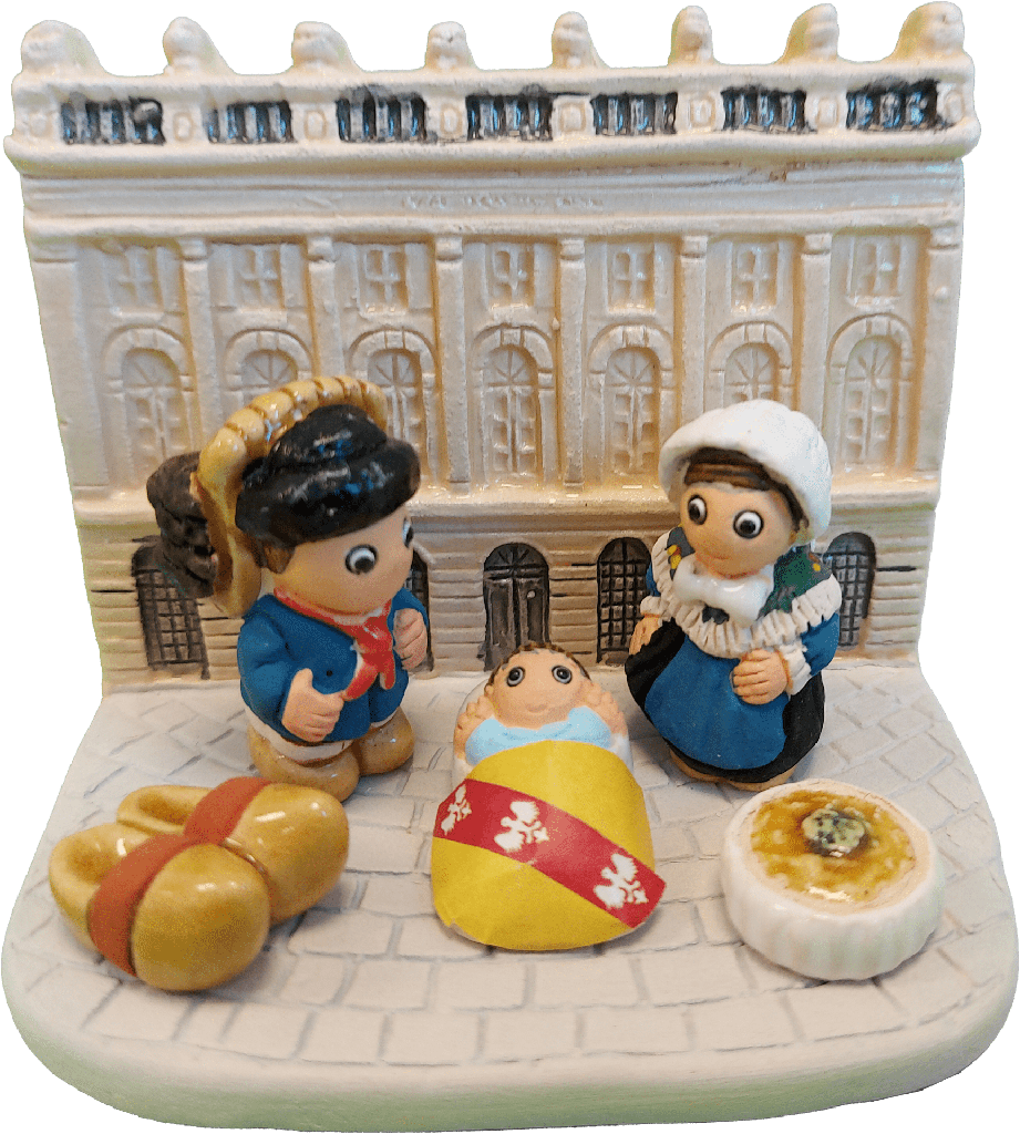 Crèche du monde - France/La Loraine - 7x9cm