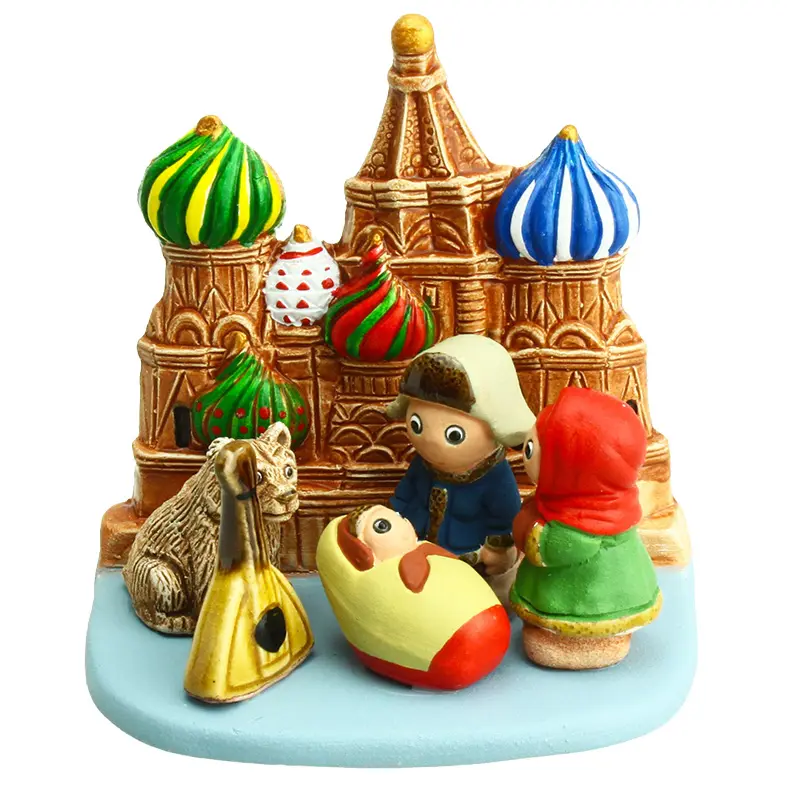 Kerstgroep "Rusland" - 7x9cm