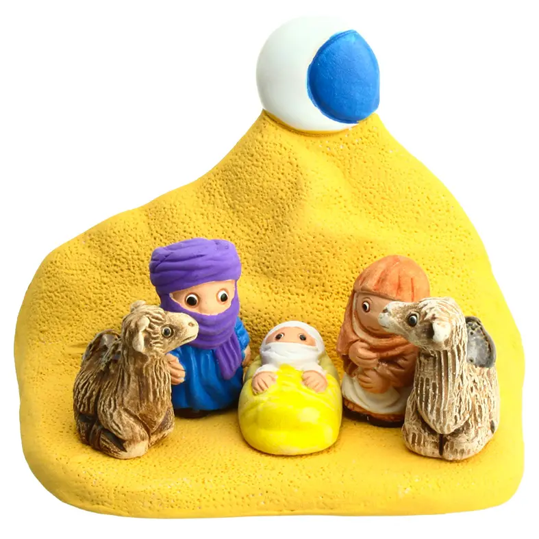 Crèche du monde 'Touareg' - 7x9cm