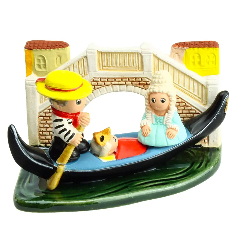 Kerstgroep "Venetië" - 7x9cm