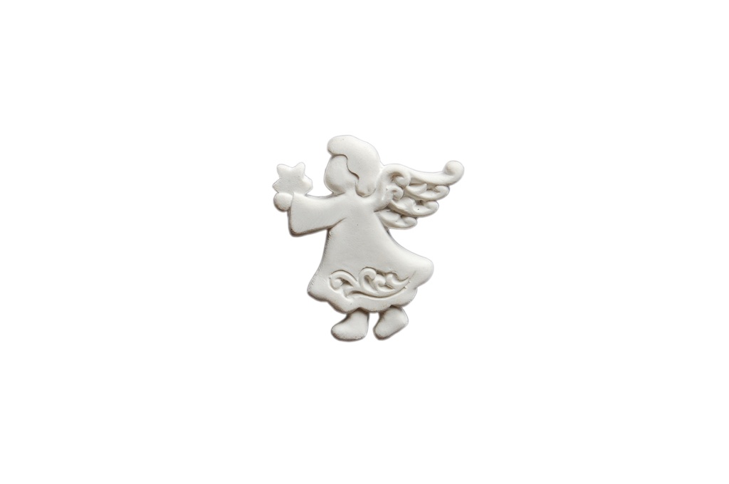 Engeltje - polystone/wit - H 4cm