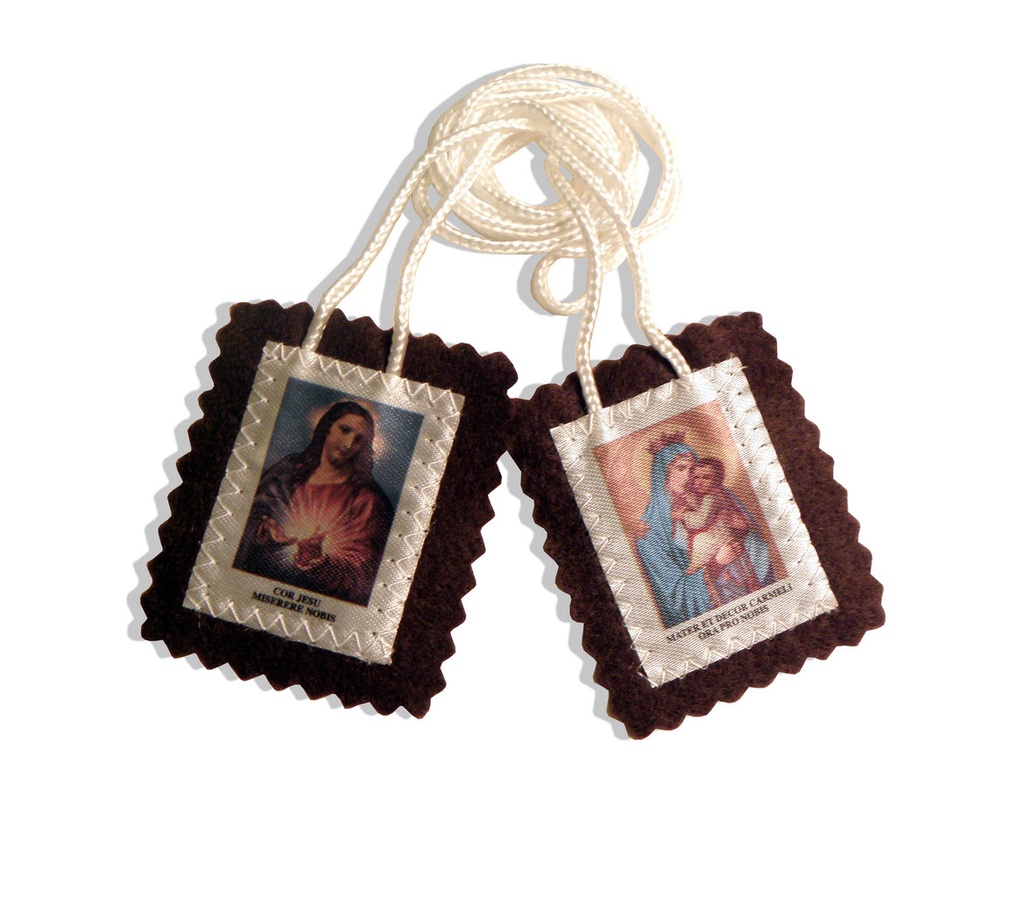 Scapulaire en tissu - petit (54x45mm)