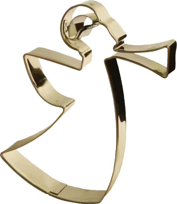 Cake cutter angel - gold