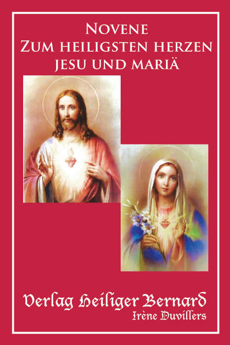 Livret Novene zum Heiligsten Herzen Jesu und Maria