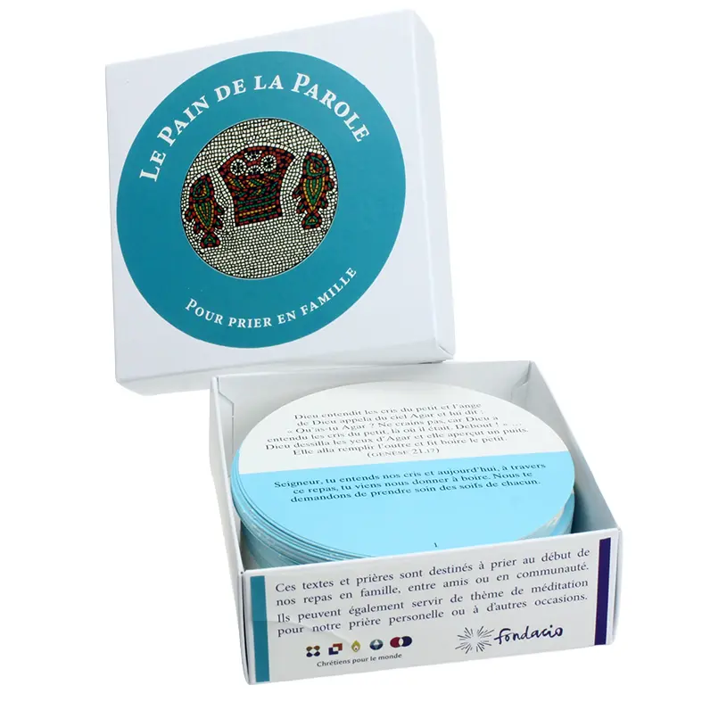 100 fiches 'Pain de la parole' - verpakt in kartonbox