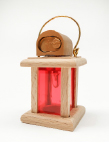 Lanterne avec ampoule DEL sur batterie