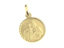 Medaille Scapulier - zilver 925‰ verguld 3µm (Ø14mm)
