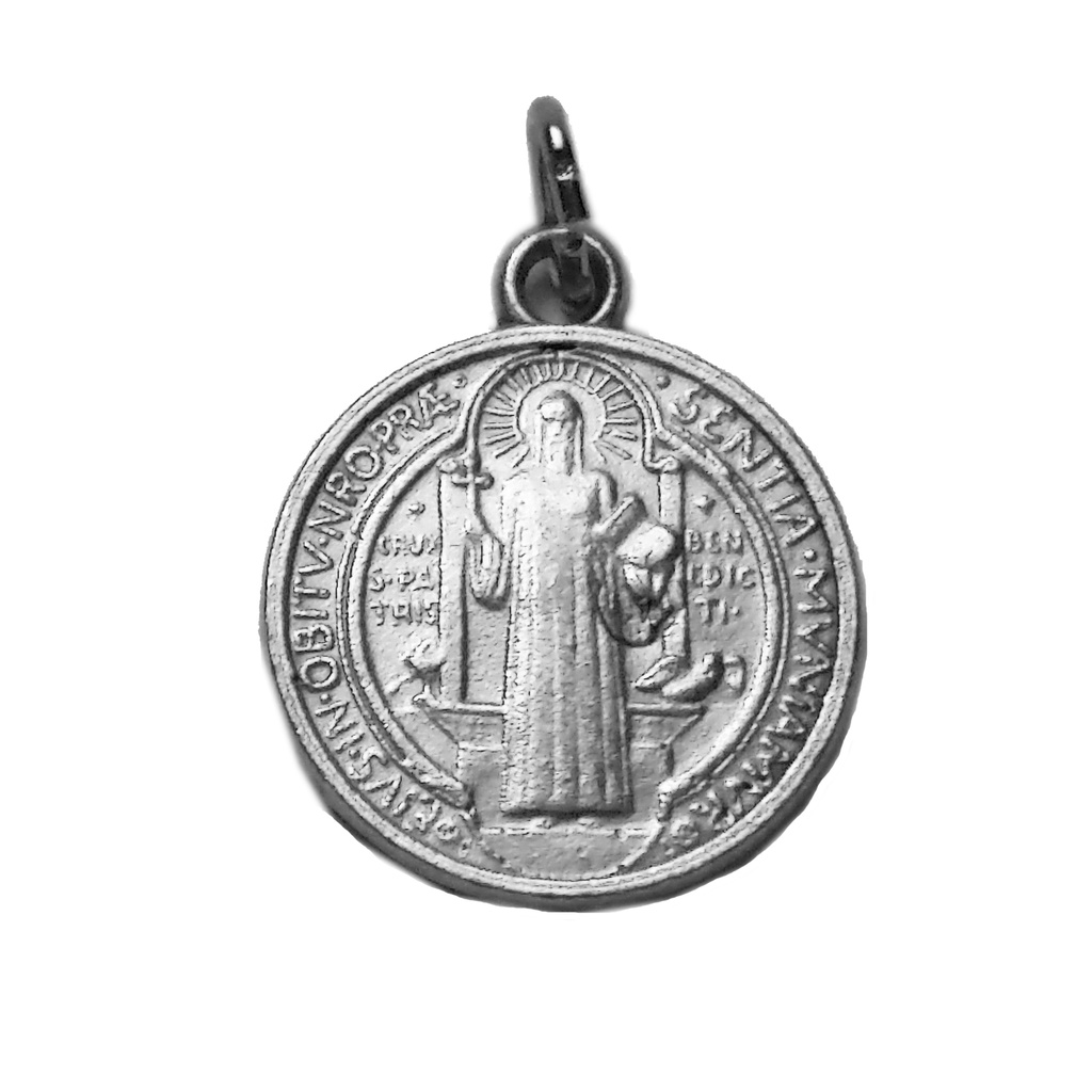 Medaille H. Benedictus - metaal (Ø18mm)