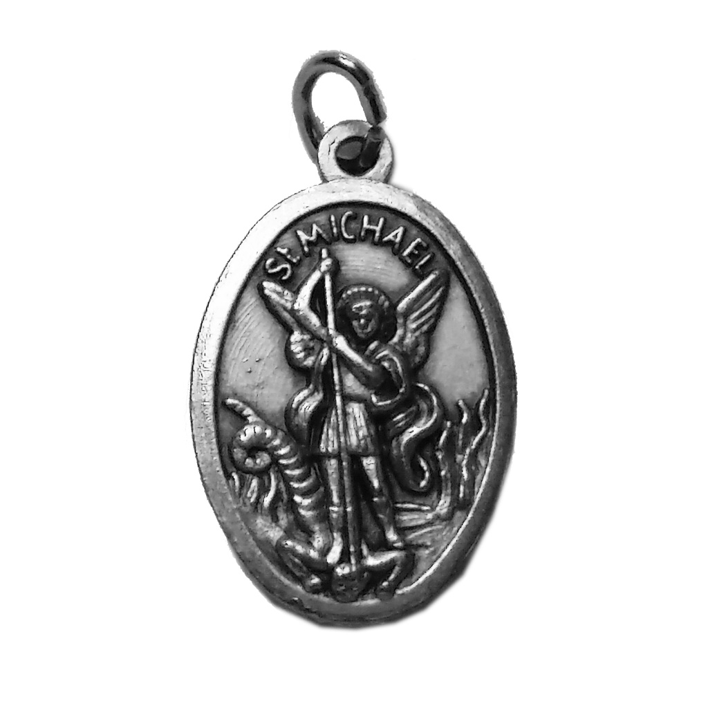 Medaille H. Michael/Engelbewaarder - metaal (16x22mm)