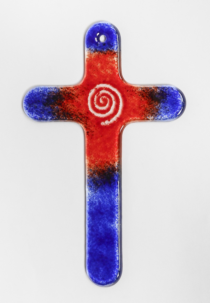 Croix verre - 'Perpetuum mobile' (85x140mm)
