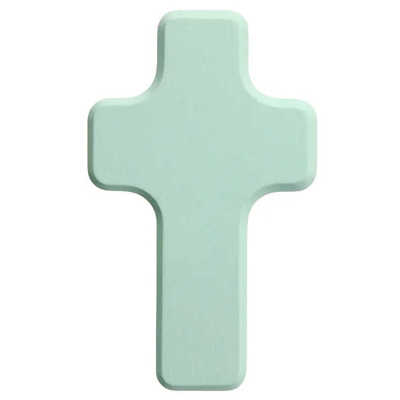 Holzkreuz - Ahorn,blau - OHNE SCHRIFT (60x100m)