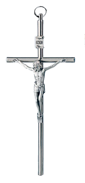 Kruisbeeld vernikkeld - corpus vernikkeld (45x100mm)