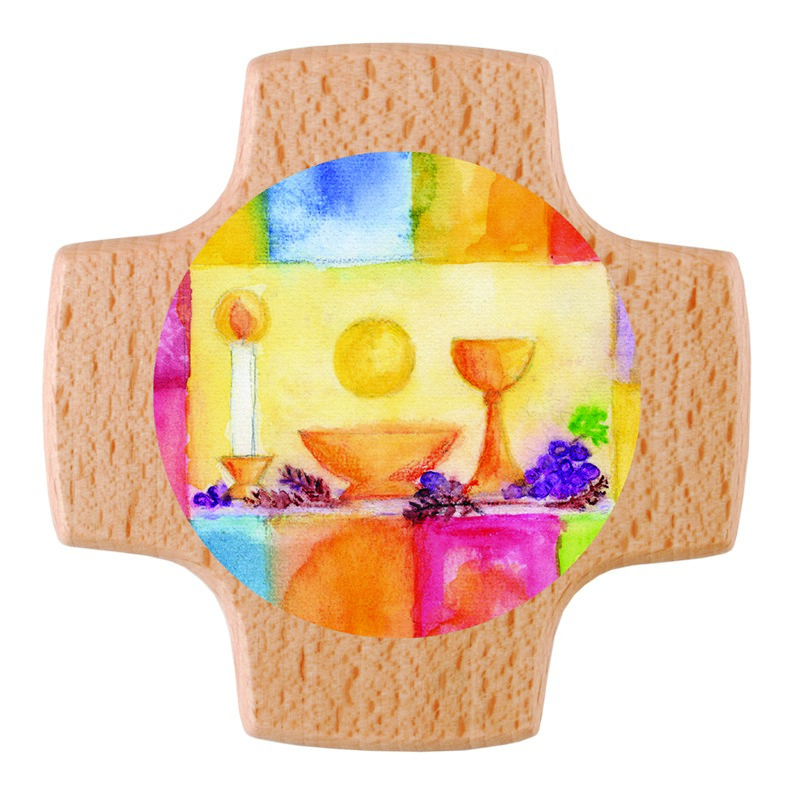 Kreuz Brot und Wein - Zeichen deiner Liebe