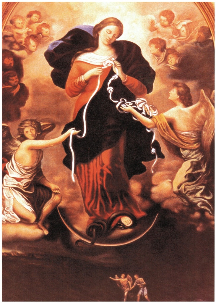 Poster Marie qui défait les noeuds - 22x29cm/avec prière
