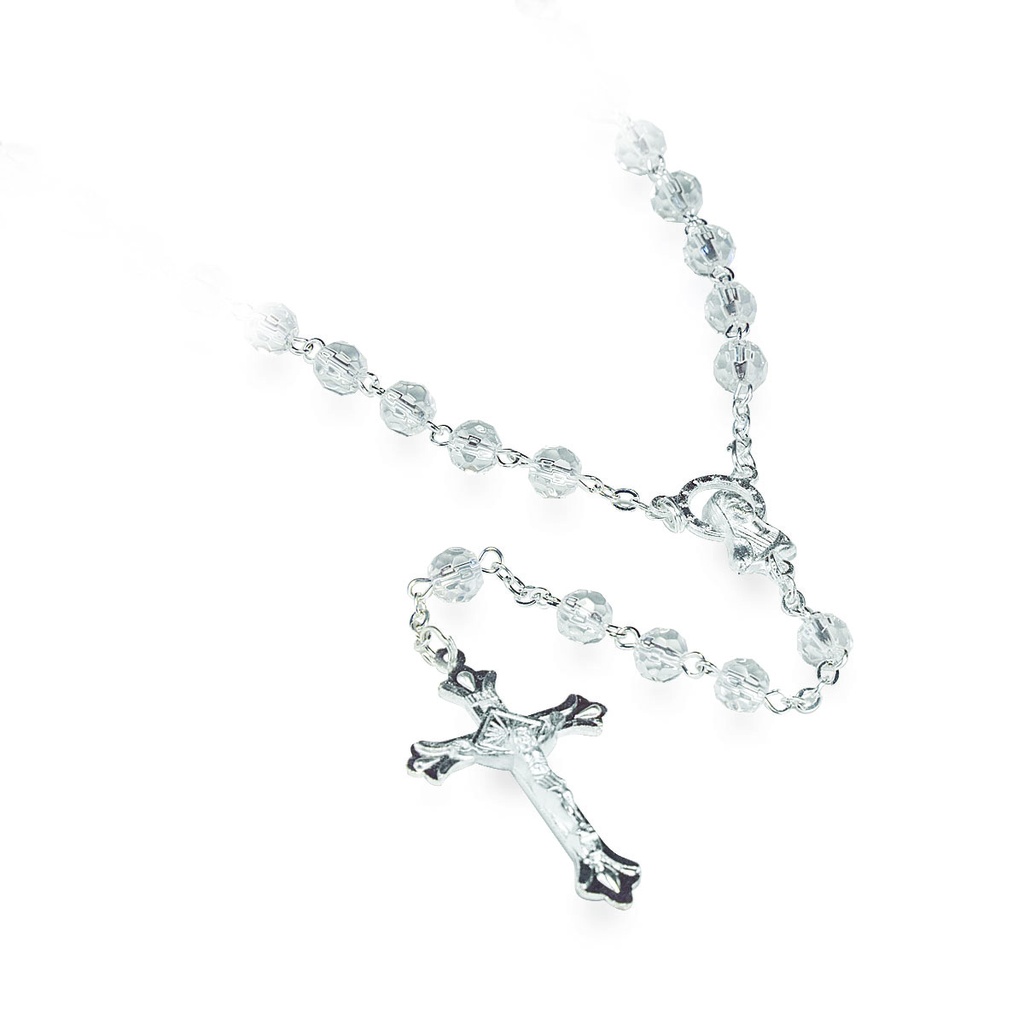Rozenkrans van uw maand 'April' - im.cristal/cristal diamant (⌀ 6mm)