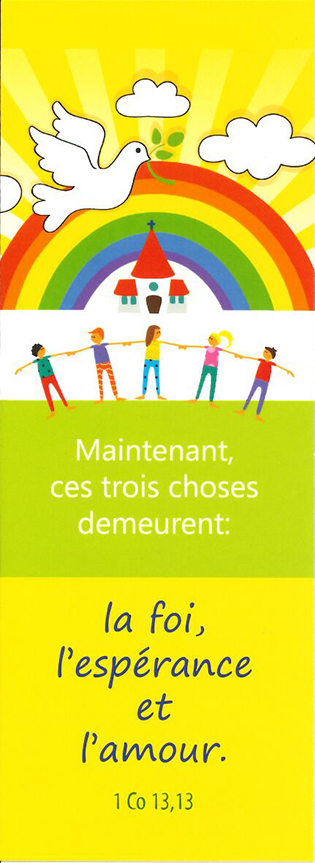 Signet communion - 5,5/15cm Maintenant, ces trois...