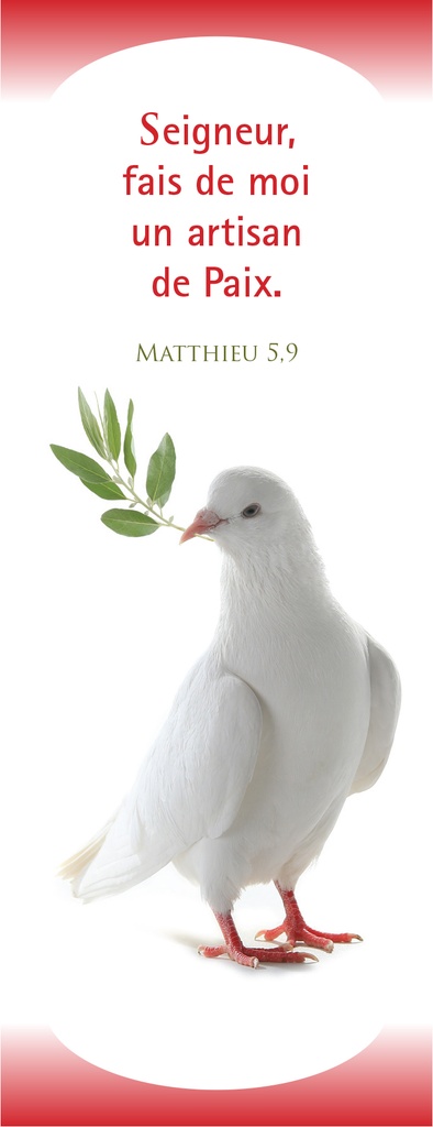 Signet communion - 5,5x15cm Seigneur, fais de moi...