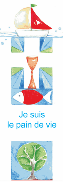 Signet communion - 5,5/15cm - Je suis le pain de Vie
